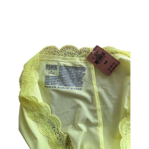Pink by Victoria Secret Panties Womens Size M in Yellow Color - Picture 4 of 4